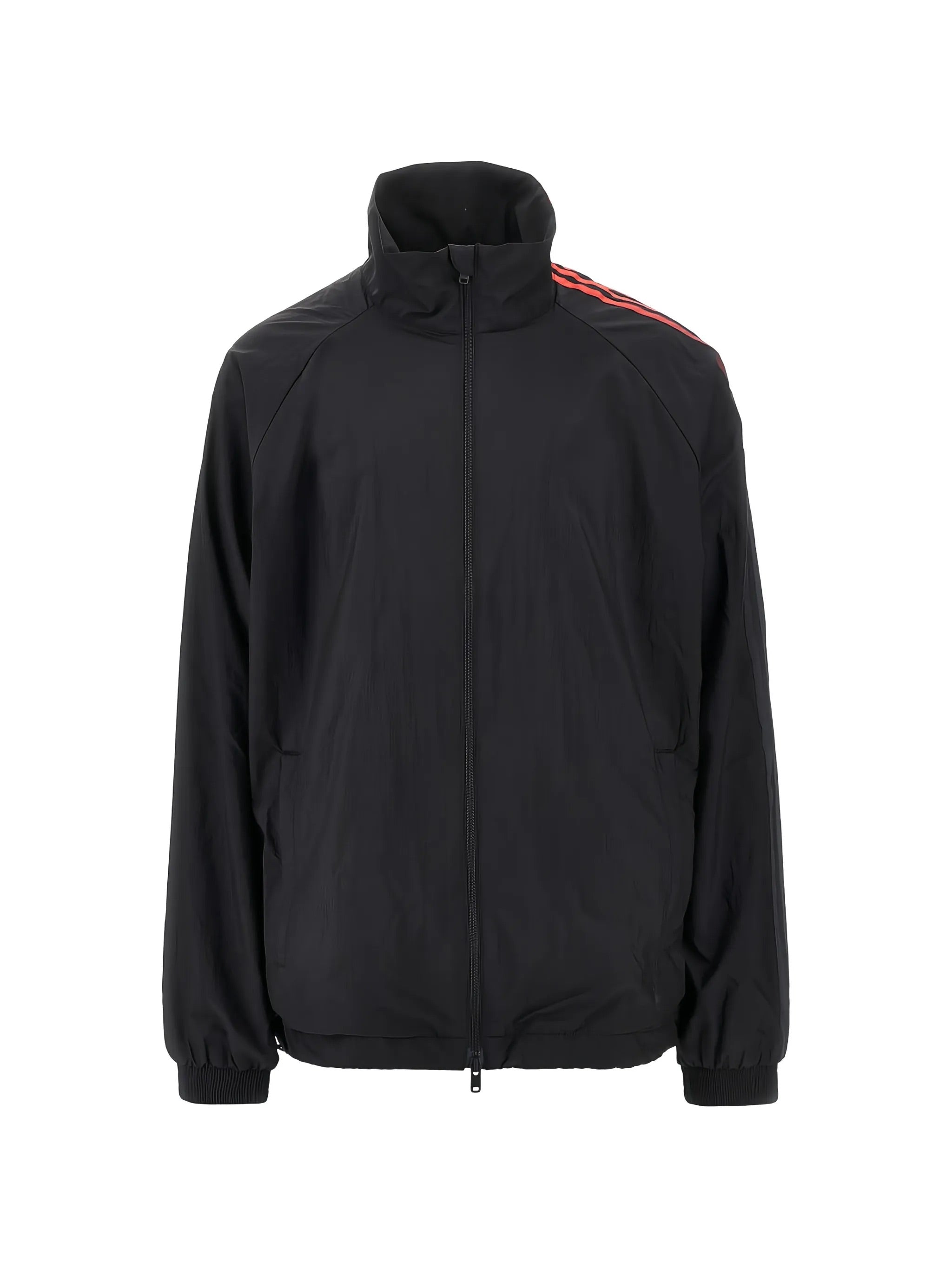 Y-3 3-Stripes Nylon Track Top in Black with Gradient 3-Stripes