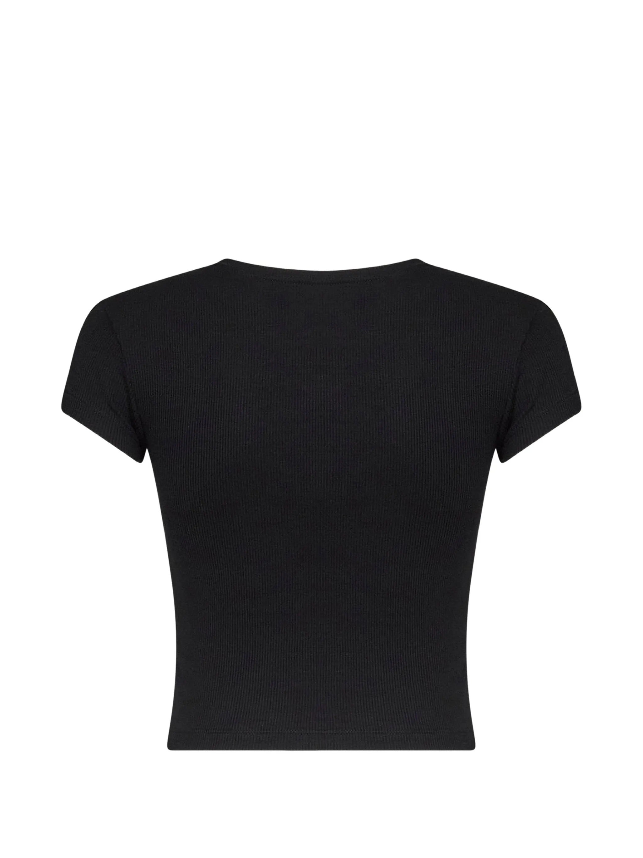 Front view of Vivienne Westwood Baby Peru' T-Shirt in black