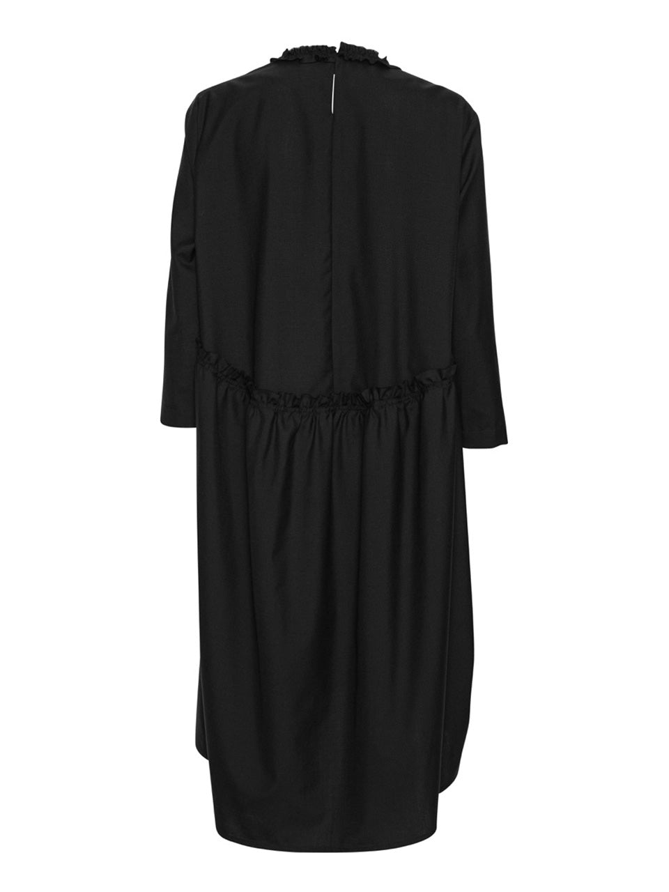 Henrik Vibskov Bon Chalant Dress LS in Black product back view
