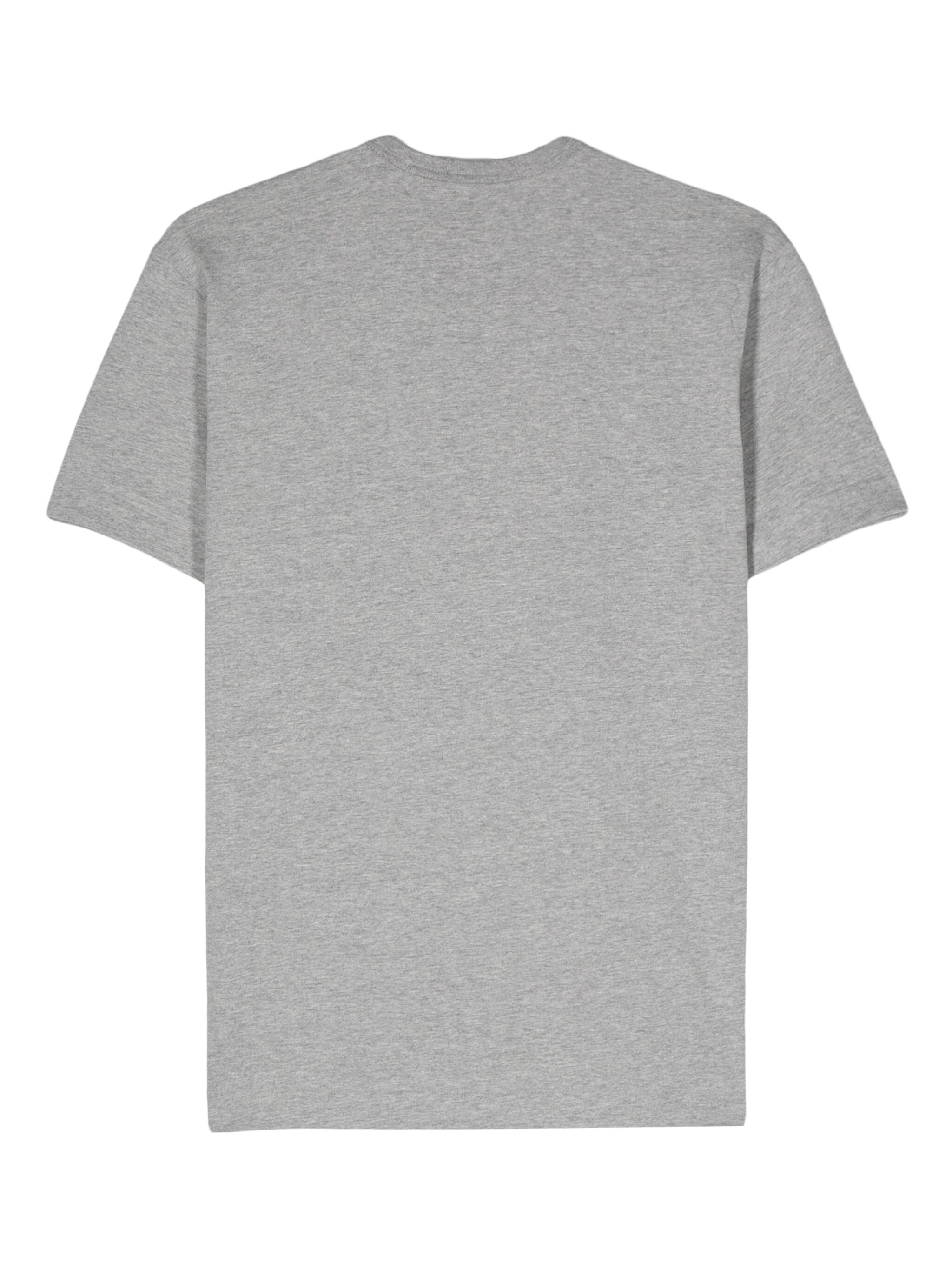 Unisex Short Sleeve Gold Heart in Grey from Comme des Garçons Play