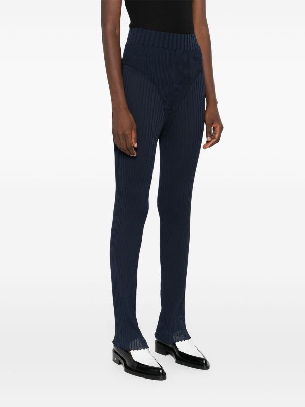 Bell Knit Pant - Navy-[-Henrik Vibskov-3