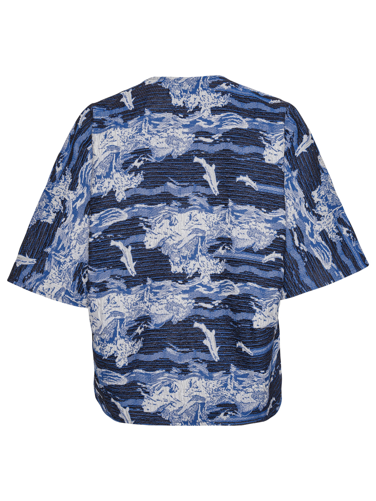 Dart Tee in Fishes Blue from Henrik Vibskov