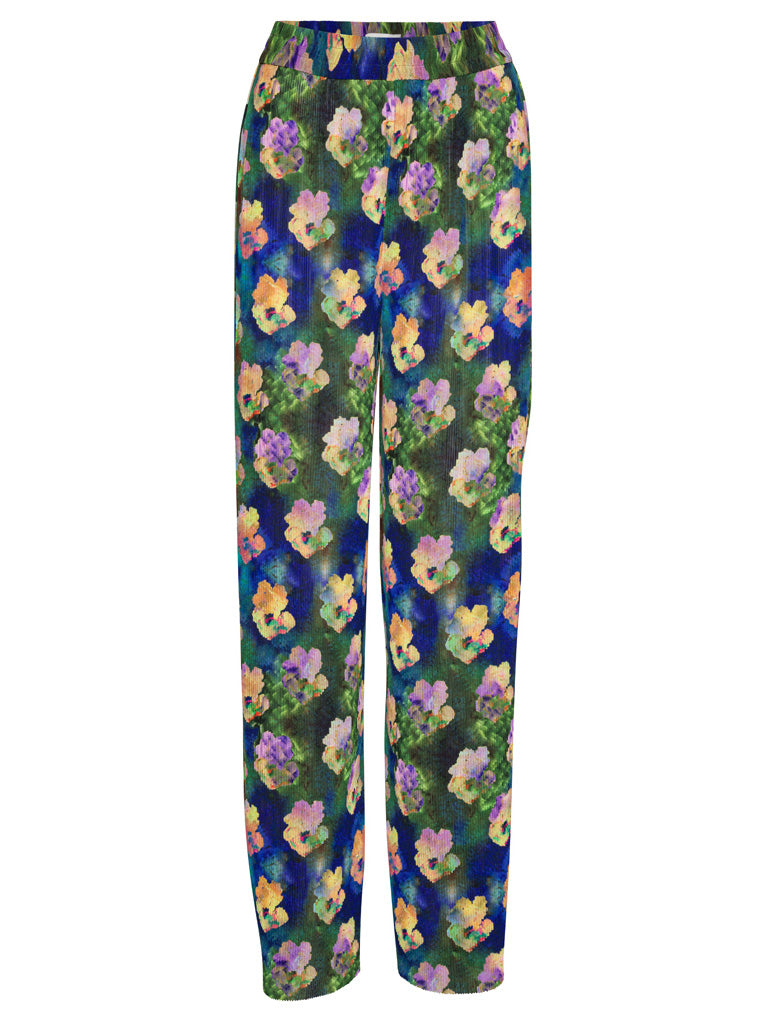 Five Plisse Pants in Blue Water Lily Paper from Henrik Vibskov