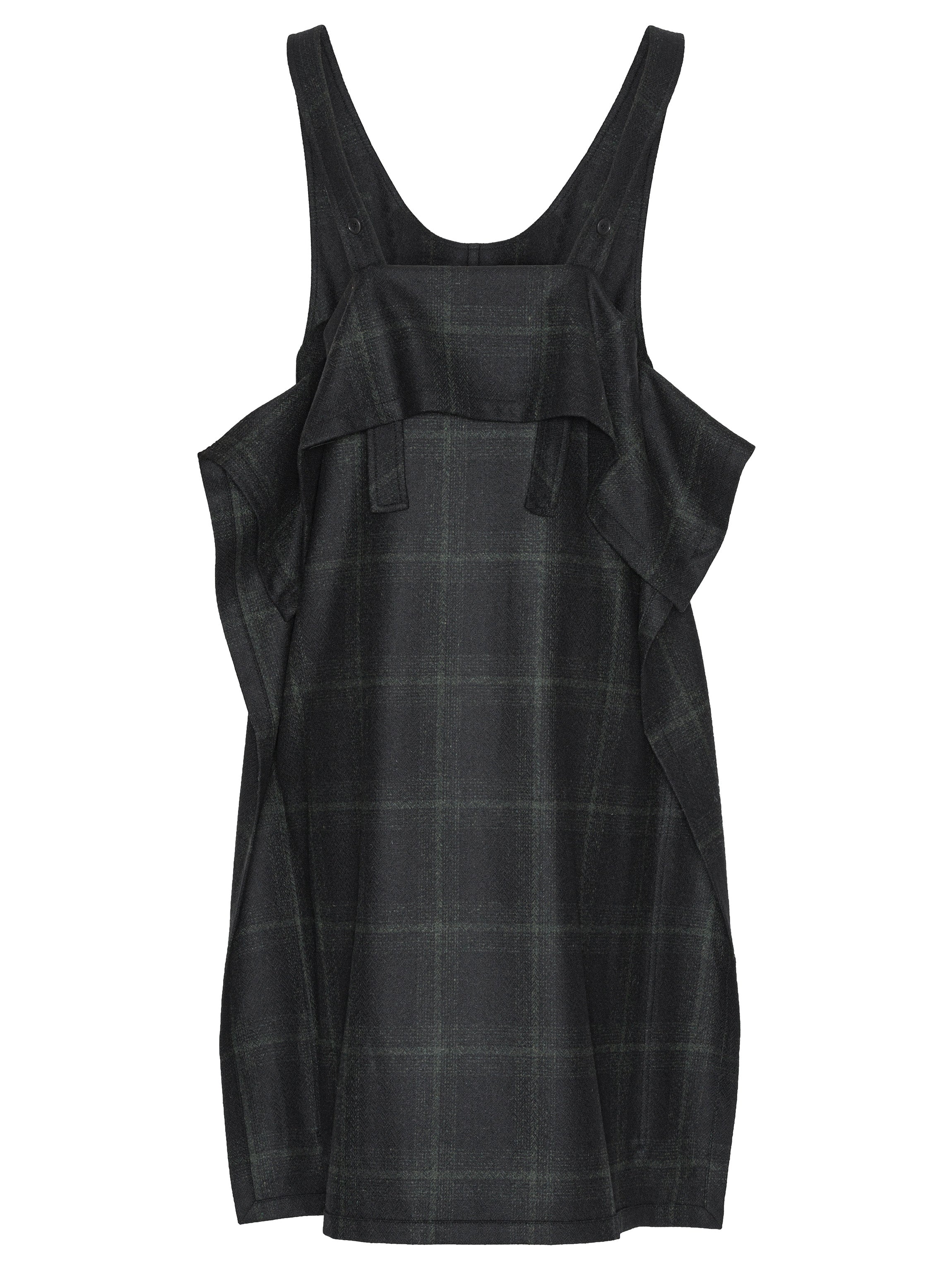 Square Apron - Dark Checks-[-Henrik Vibskov-2