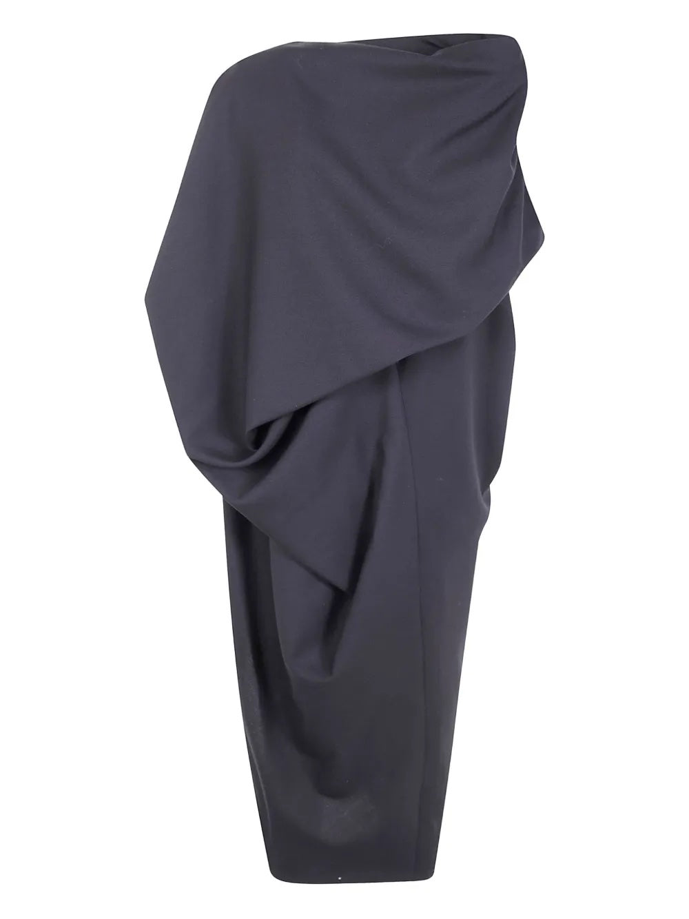 September AW25 Uni-Form Wool Dress - Black