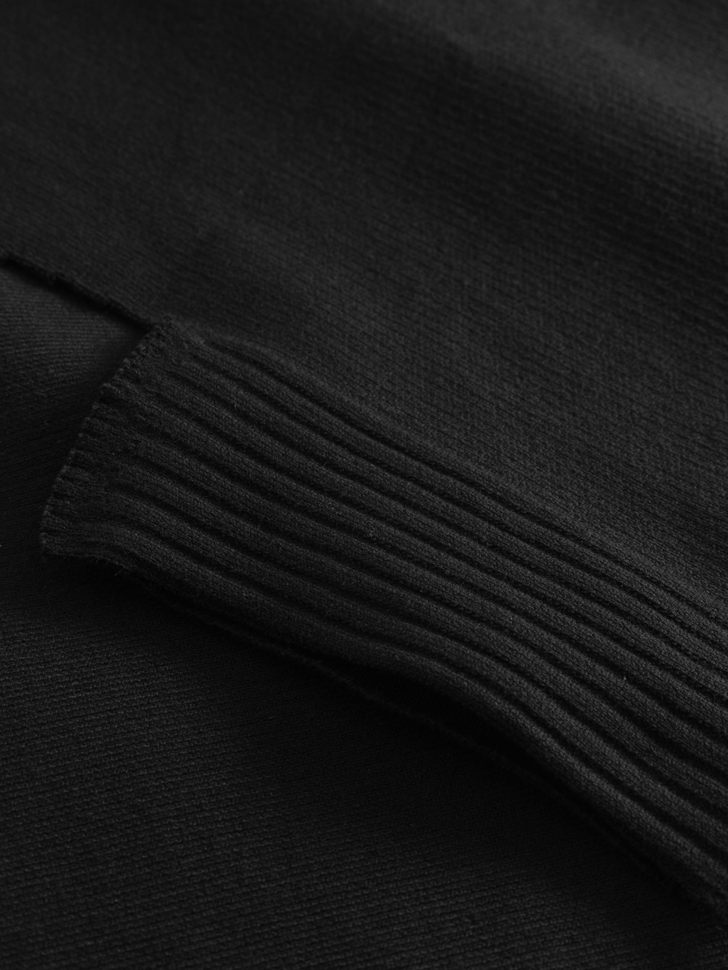 Square Rib AP Top in Black from Issey Miyake