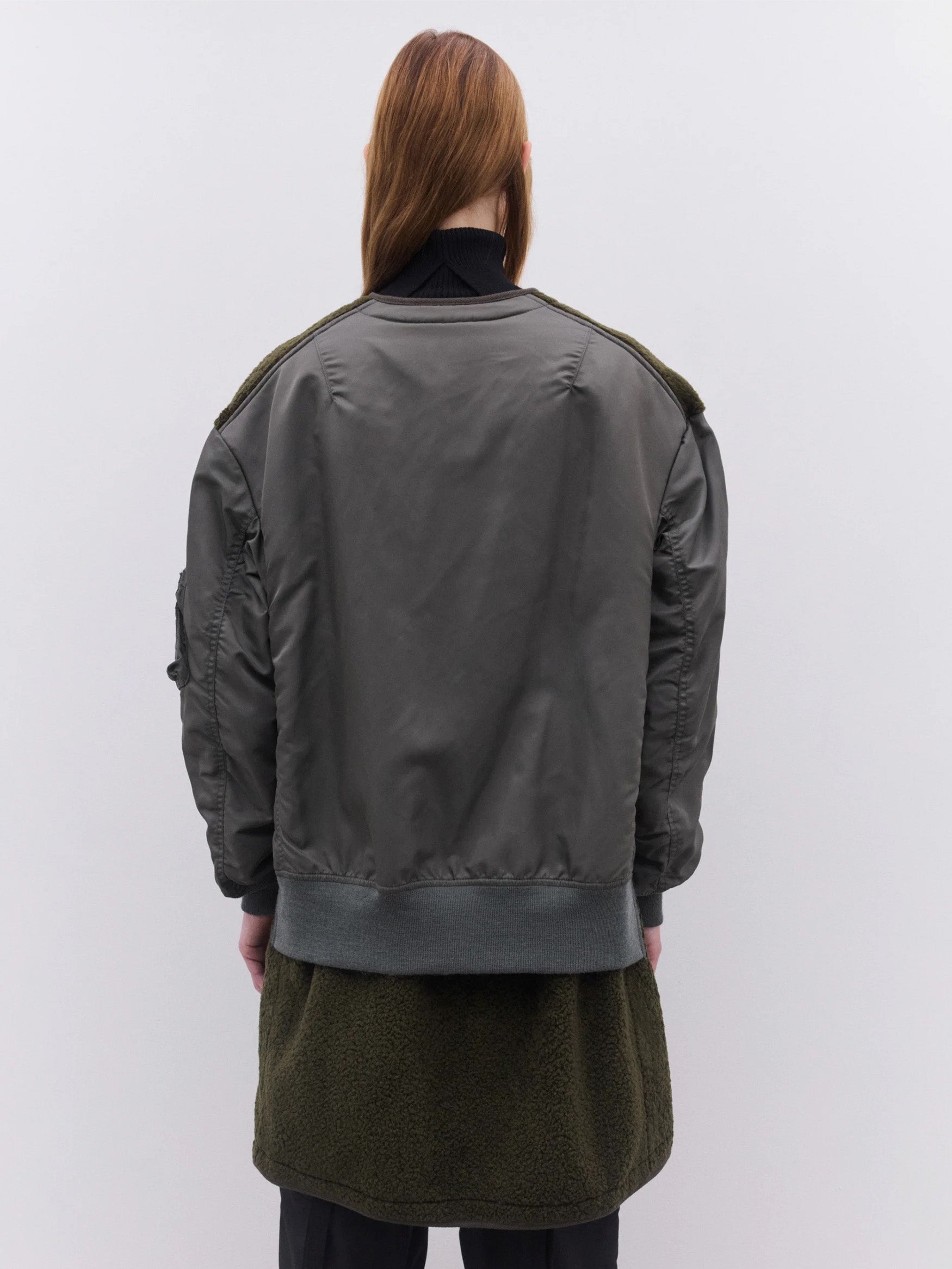 Ladies' Jacket - Khaki X Sage Green-[-Junya Watanabe-5