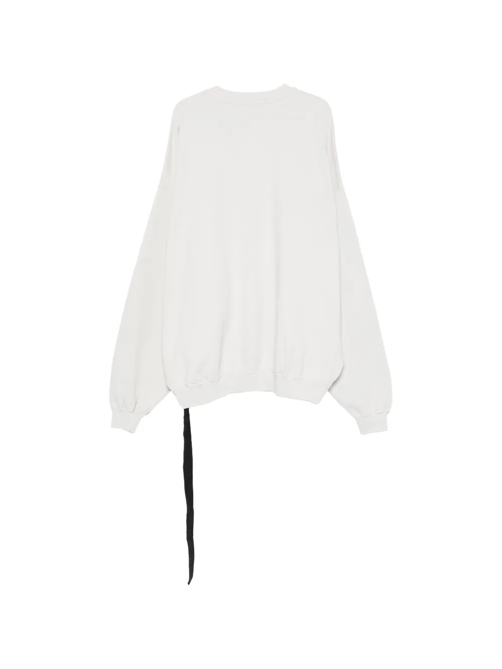Rick Owens DRKSHDW Hun Crewneck Sweatshirt in Milk Wash rear view