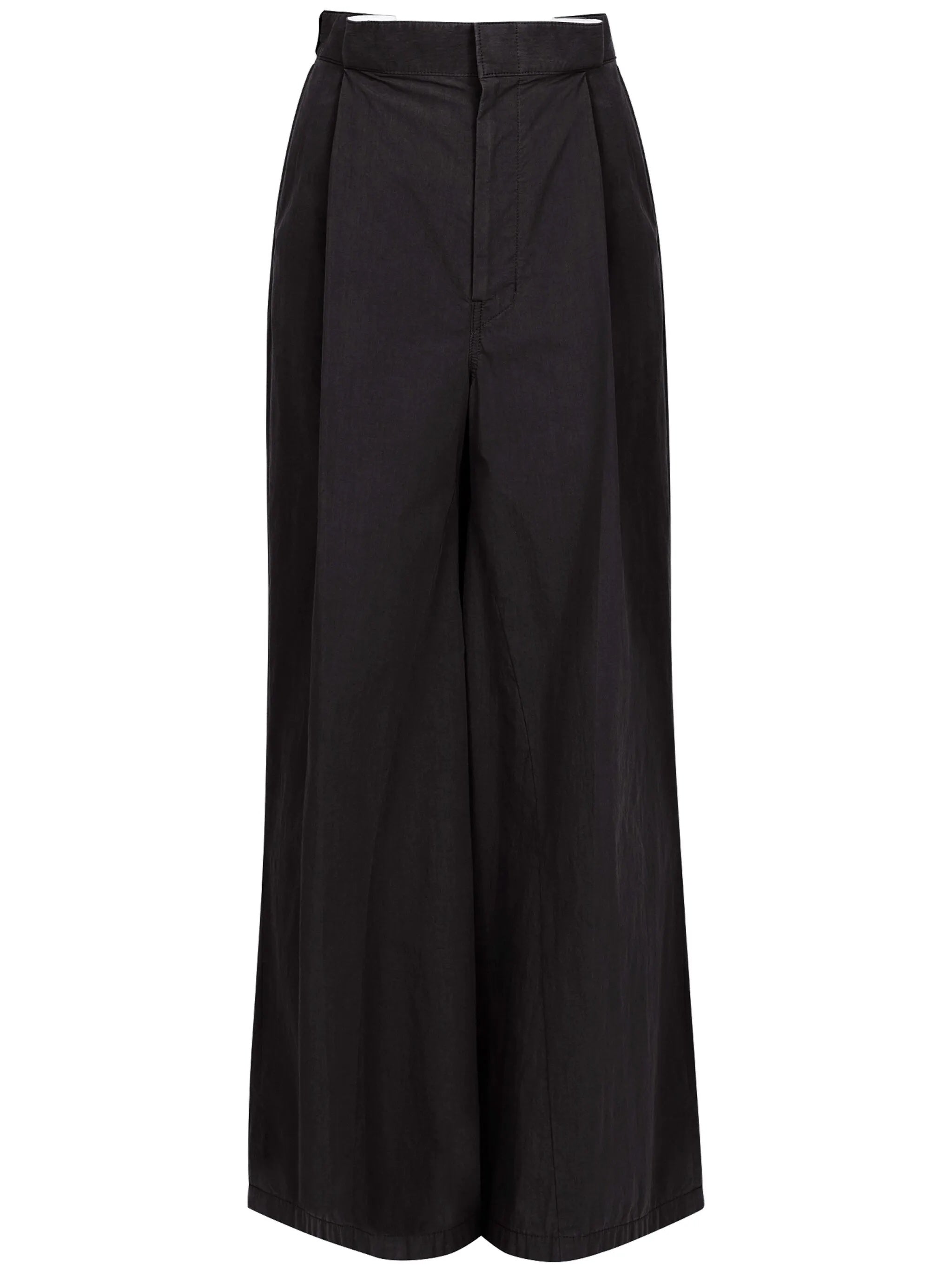 AVP Straight Leg Pants in Black from Maison Margiela