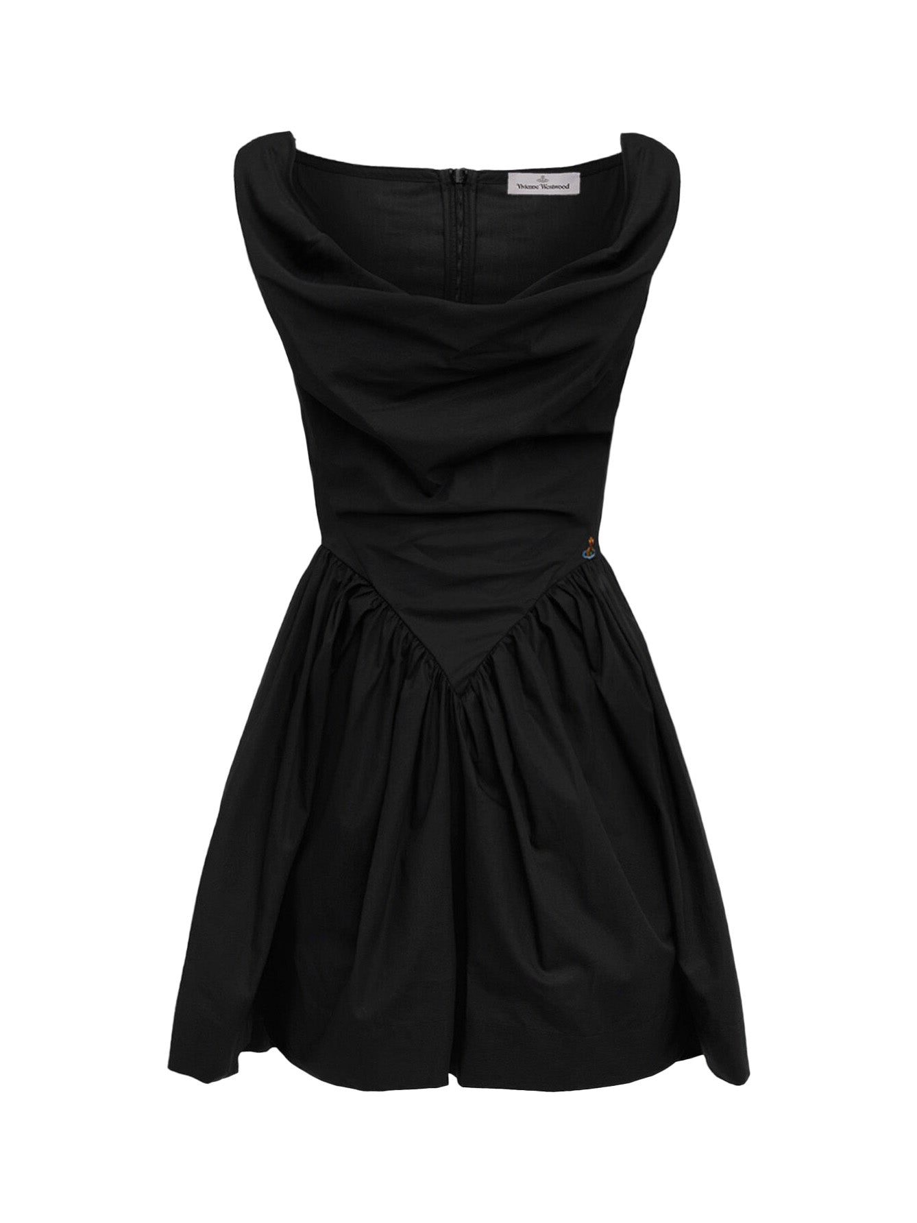 Vivienne Westwood Mini Sunday Dress Black front view