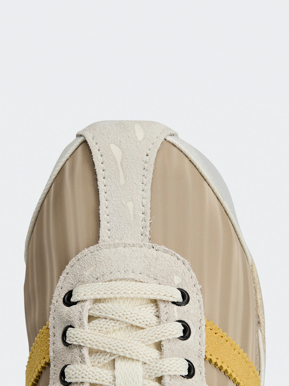 Adidas Tokyo W SFTM in Off White/Yellow/Black - sole view showing rubber outsole detail