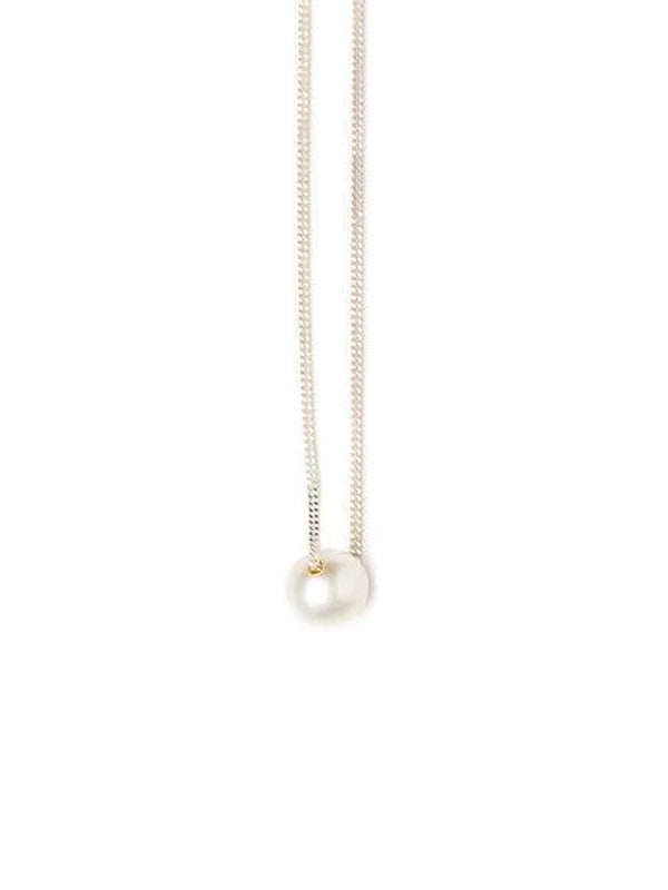 Vibe Harsløf | Iris Necklace w/ Pearl in Silver