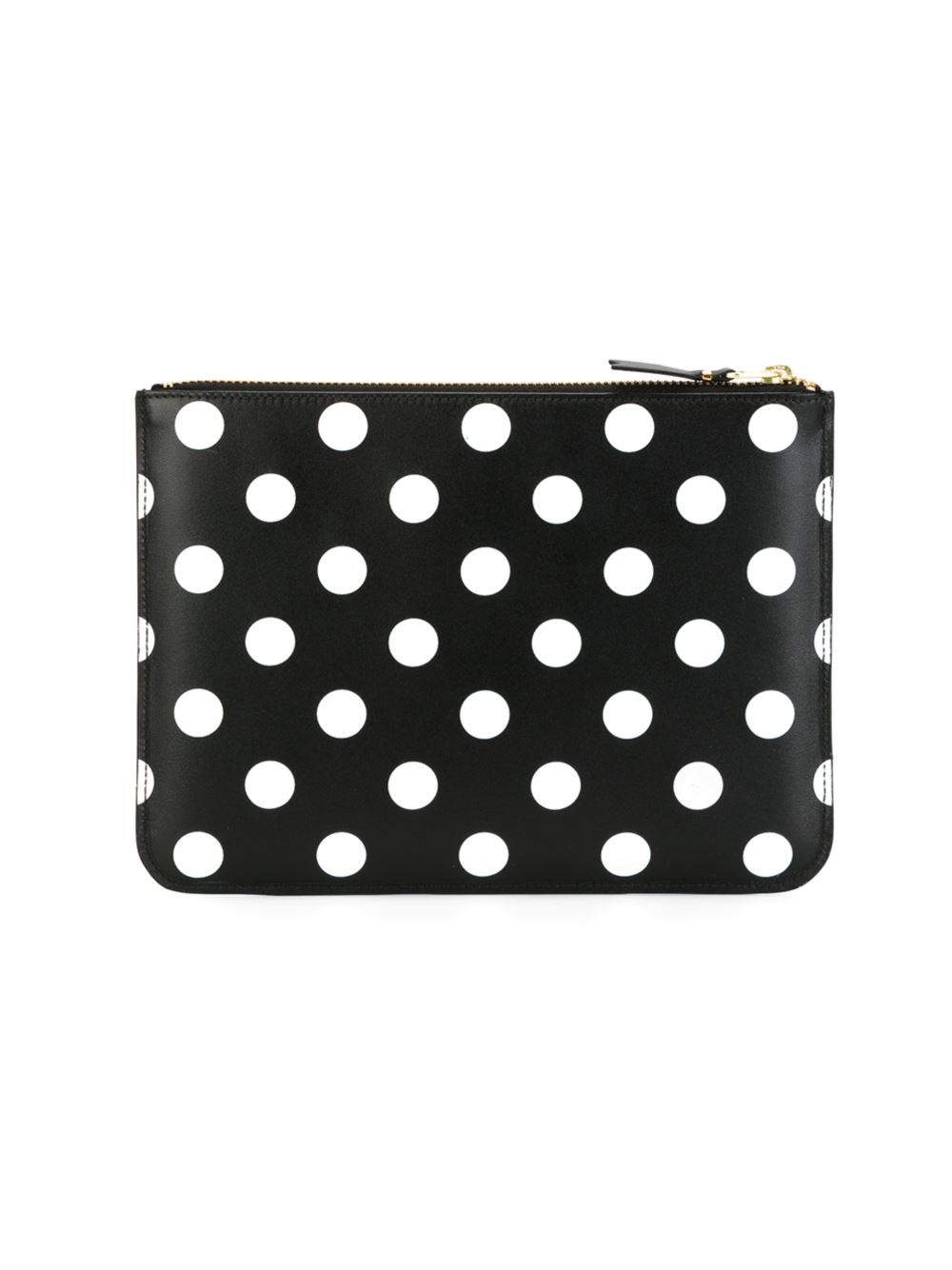 Comme des Garçons Wallet - SA5100PD Wallet in Printed Polka Dot Black