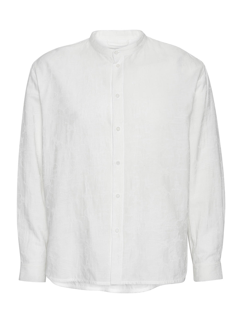 Henrik Vibskov Big Toad Shirt in Ecru product front view
