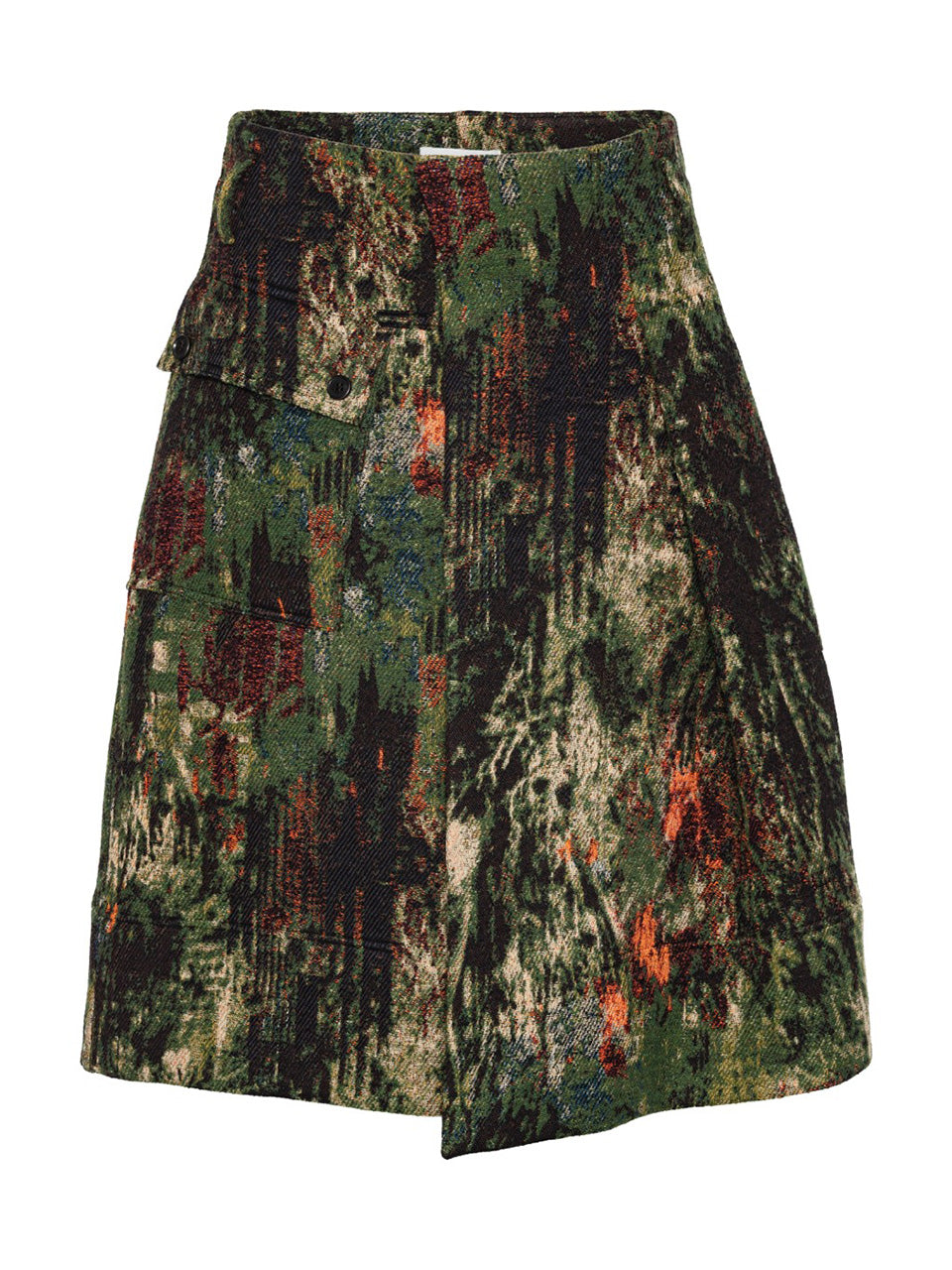 Henrik Vibskov Carry Skirt in Gobelin Swamp product front view
