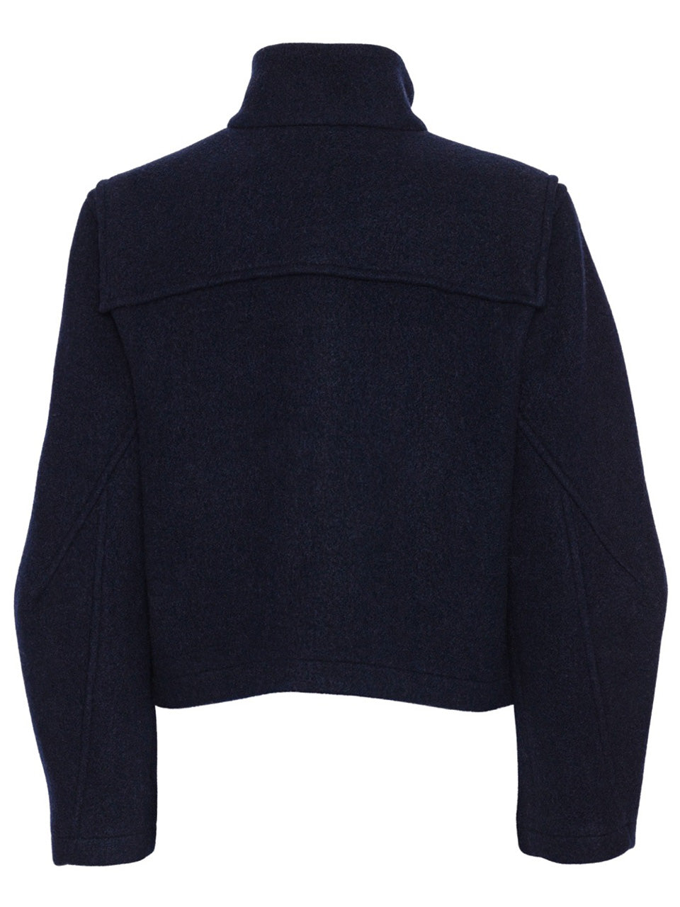Henrik Vibskov Duffle Jacket in Navy Duffle back view product image
