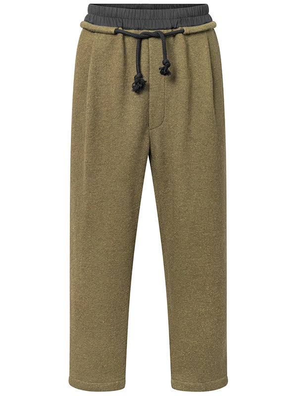House of the Very Islands - Dylan Wool Pants in Olive Green