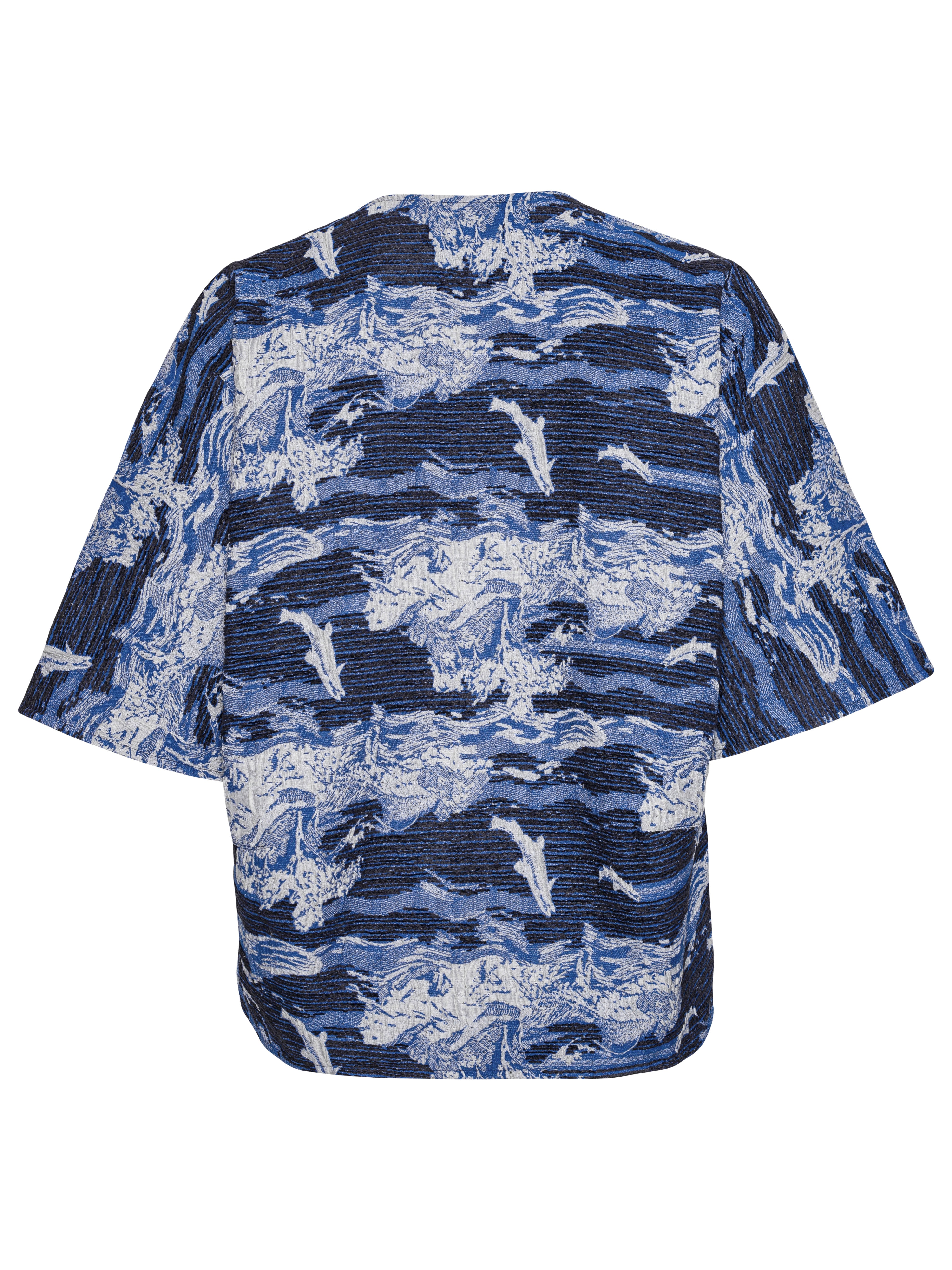 Dart Tee in Fishes Blue from Henrik Vibskov