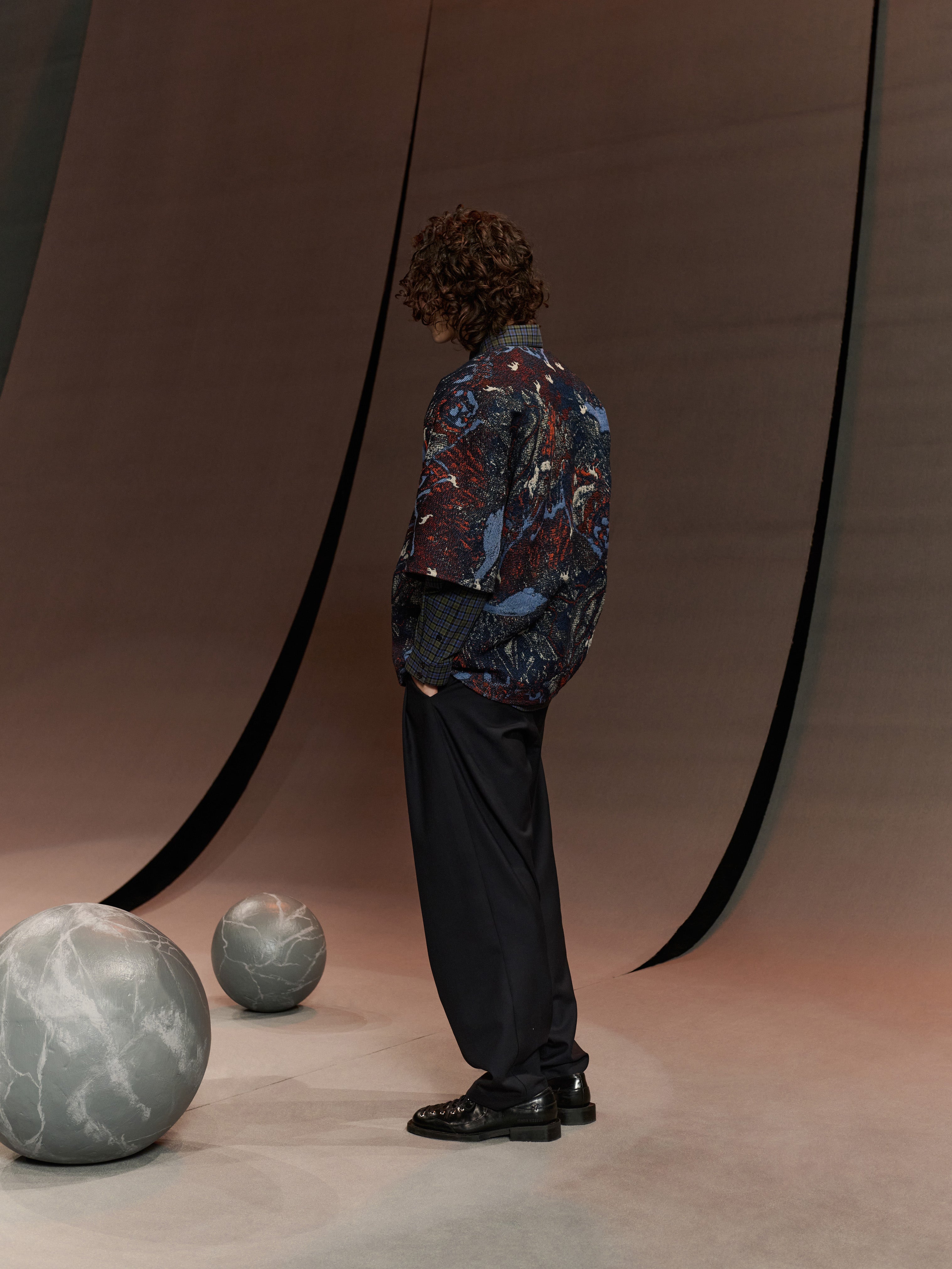 Dart Tee in Gobelin Goats from Henrik Vibskov