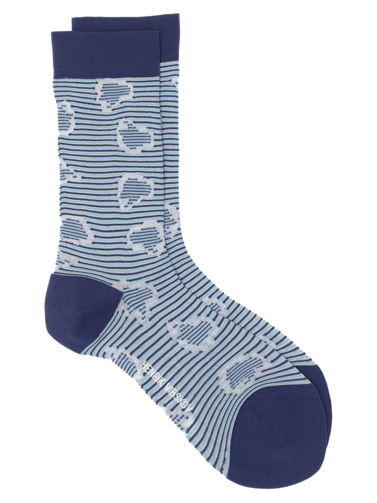 Hand Jelly Transparent Socks Femme in Blue White Jelly from Henrik Vibskov