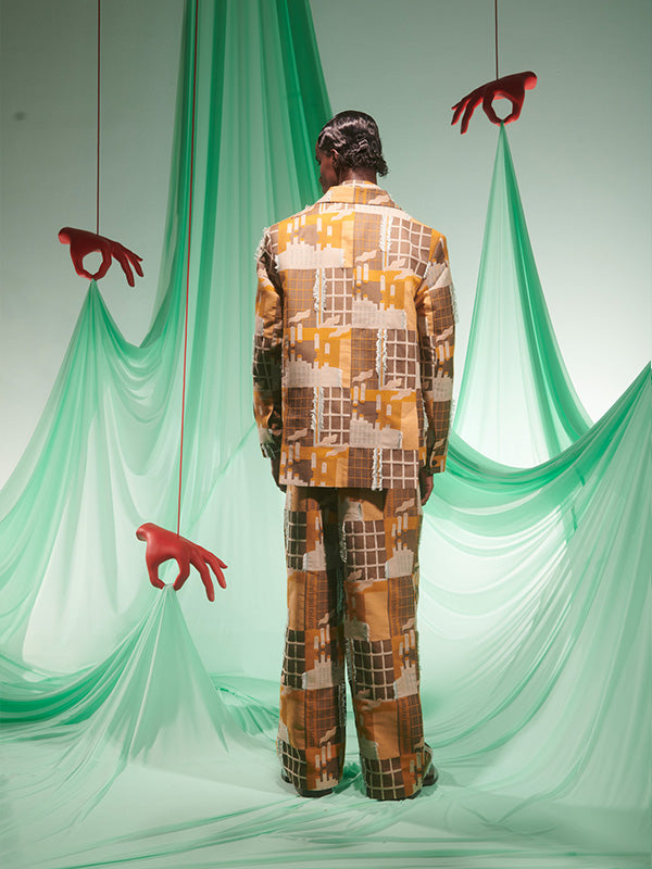 Hands Down Pants in Spice Finger Factory from Henrik Vibskov