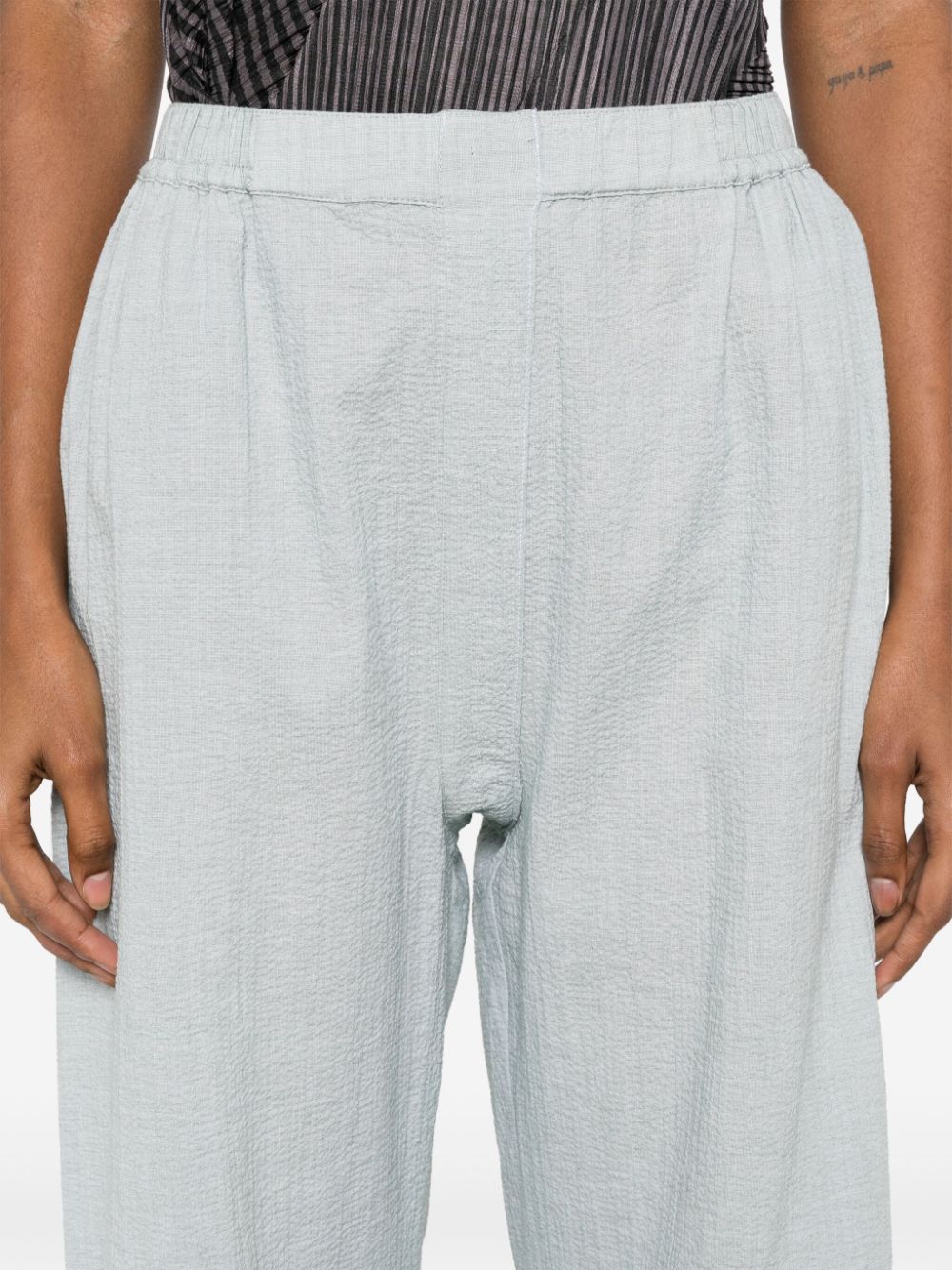 Split Pants in Moss Green from Henrik Vibskov