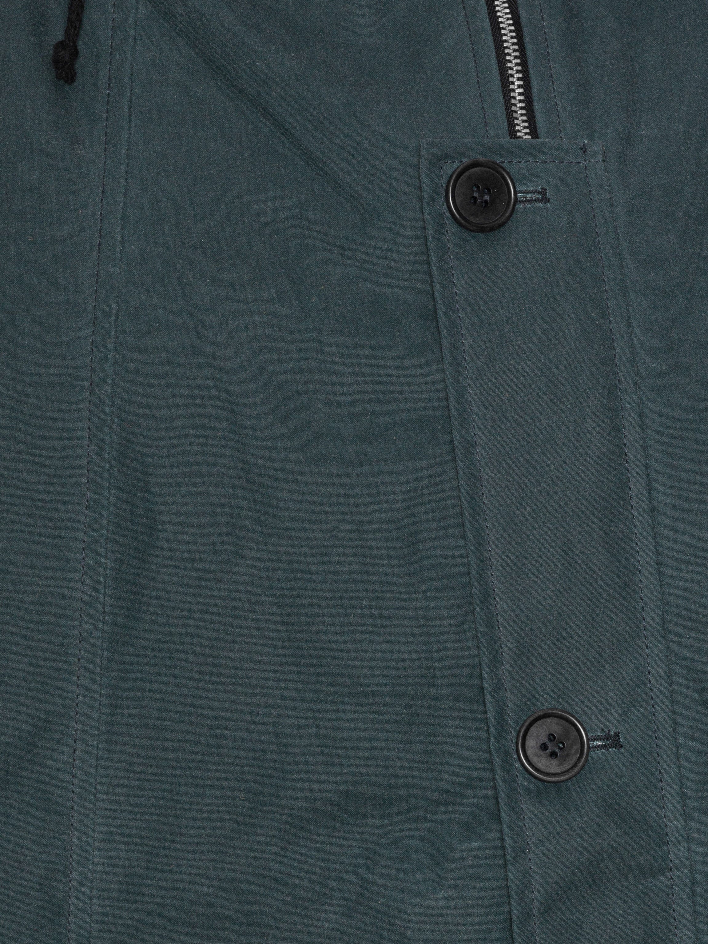 Wing Parka in Dark Petrol Wax from Henrik Vibskov