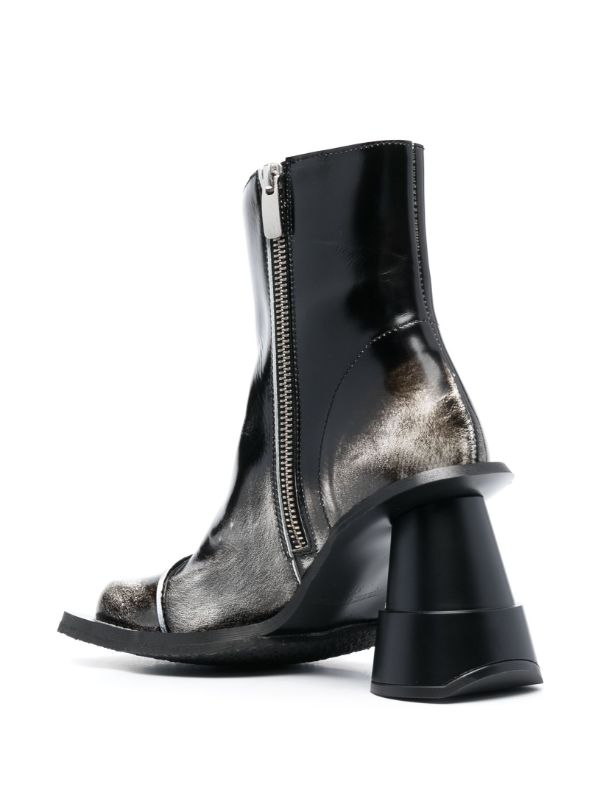 Elle Driver Heel - White Brush Off-[-Henrik Vibskov-5