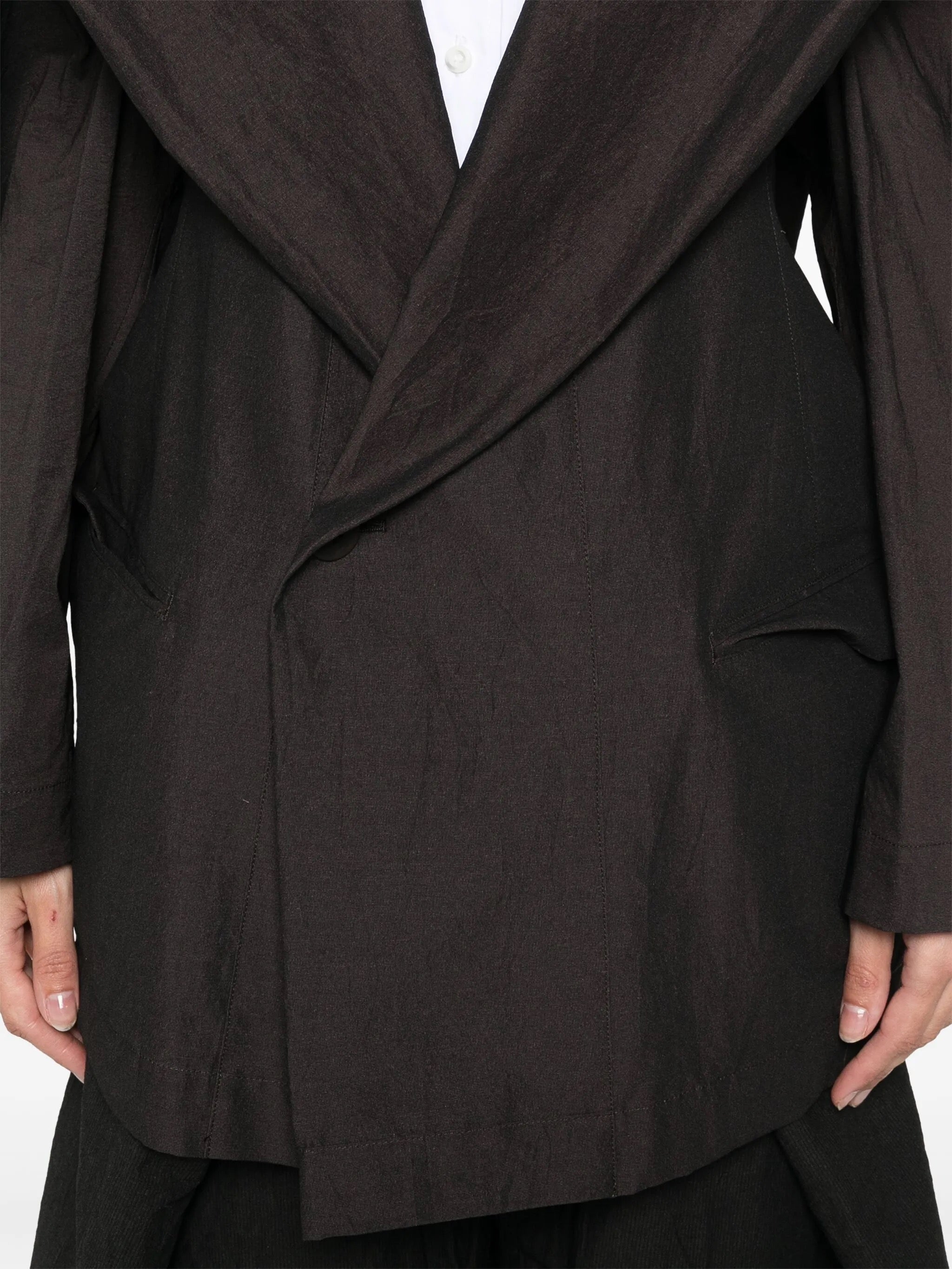 Ample Jacket - Nasu Brown-[-Issey Miyake Mainline-5