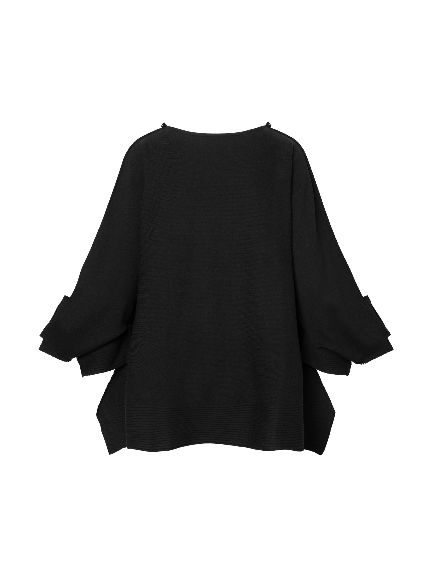 Square Rib AP Top in Black from Issey Miyake