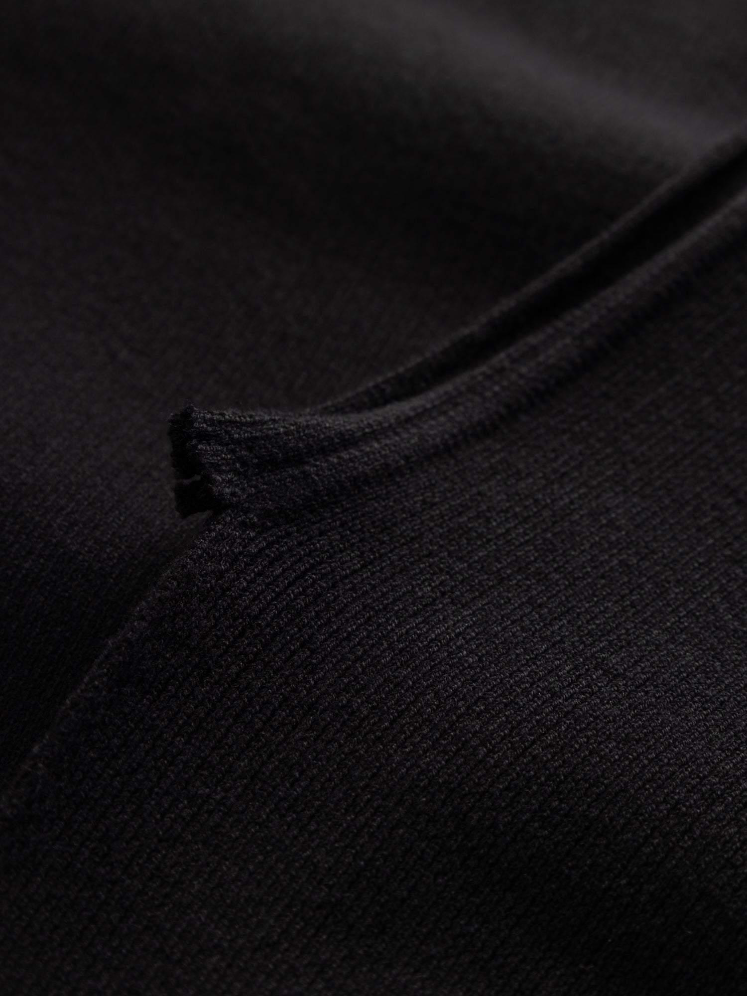 Square Rib AP Top in Black from Issey Miyake