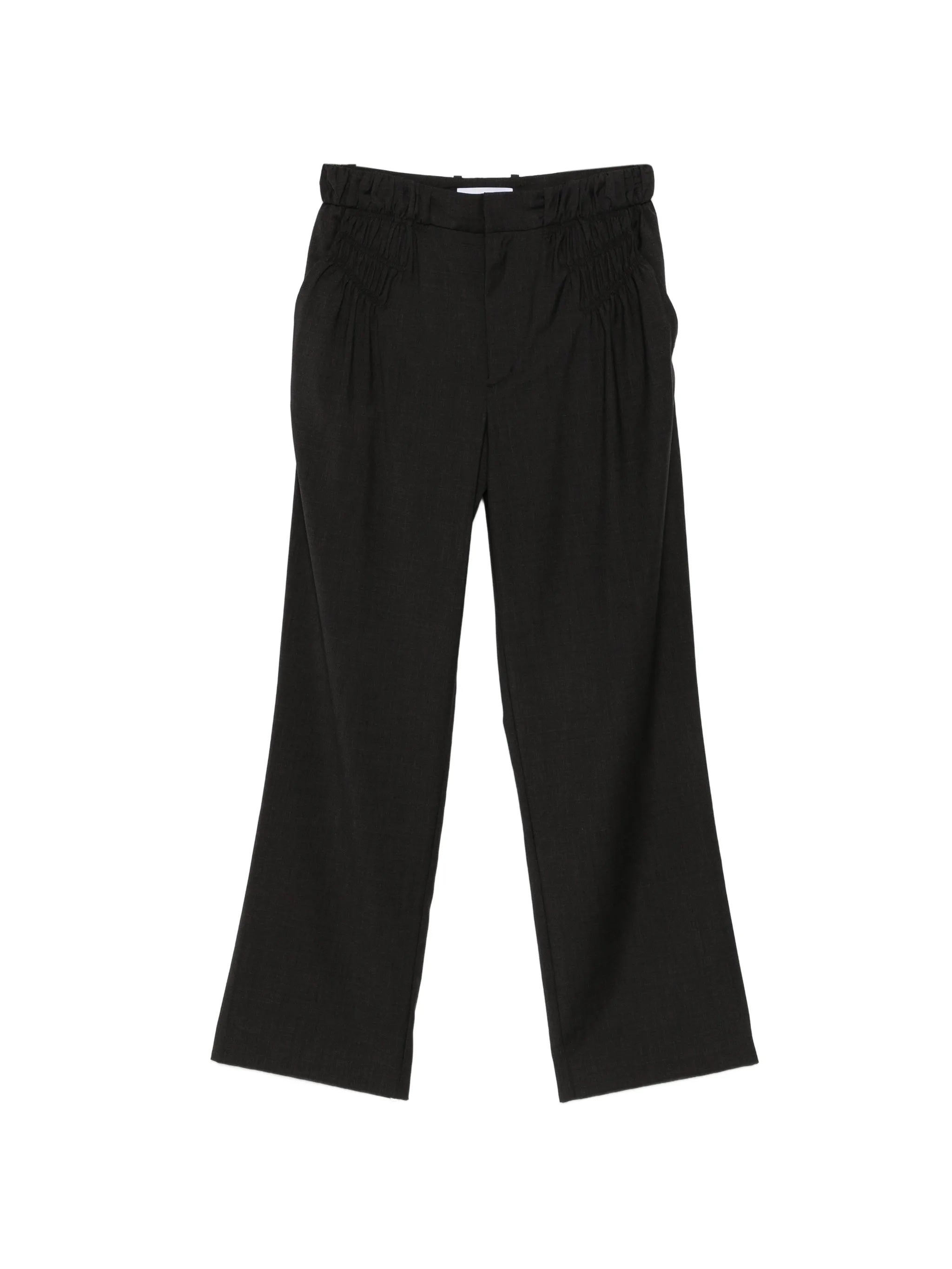 Minna Gathered Trouser - Umber Brown