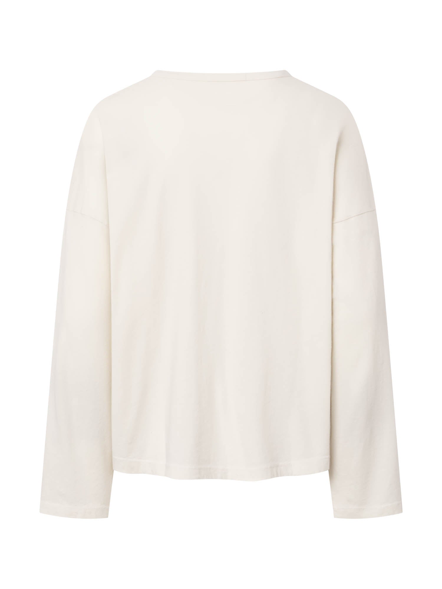 Black Crane - Loose Longsleeve Tee in Ivory