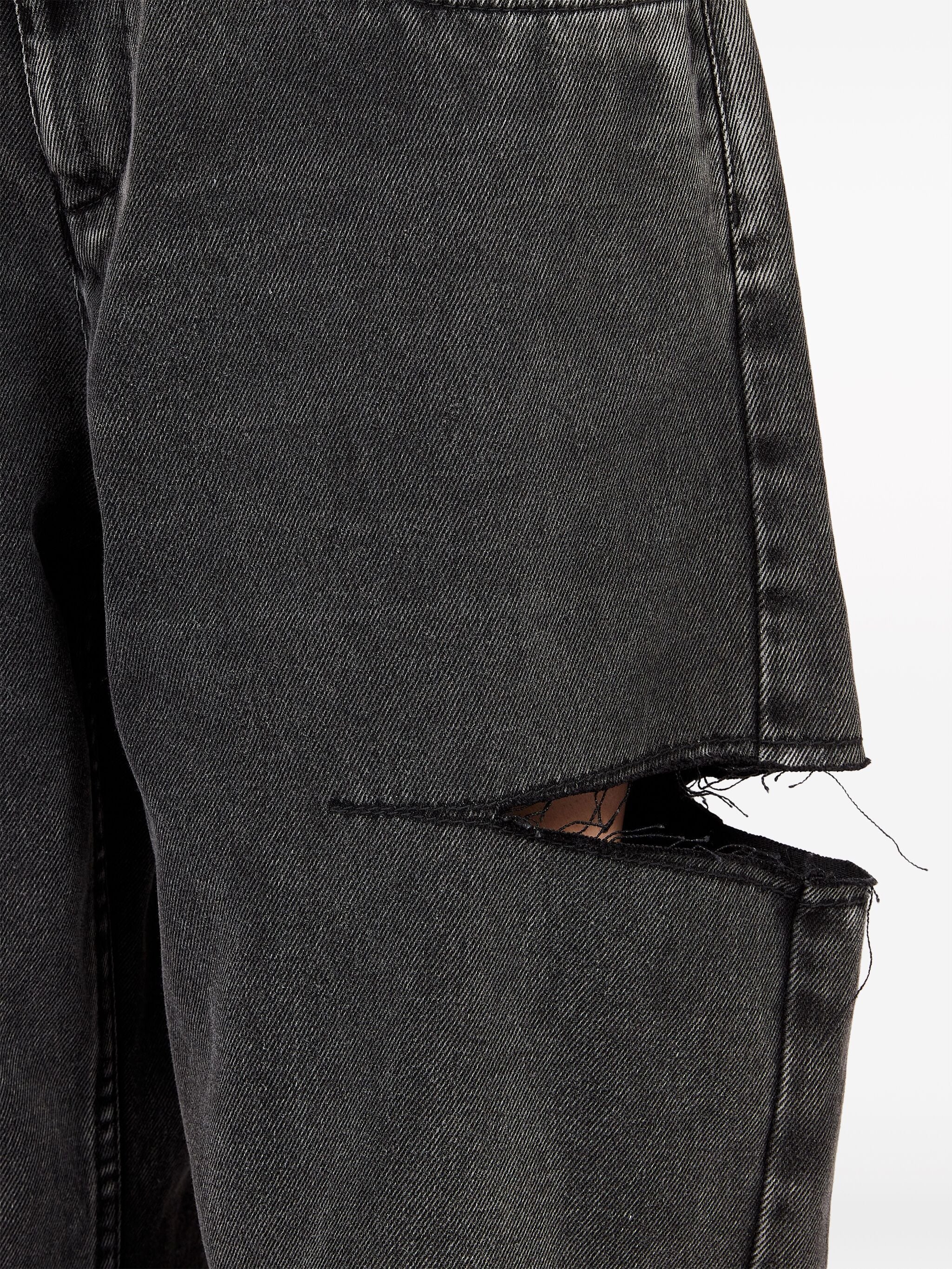 Cut Out Jeans - Black Washed-[-Maison Margiela-7