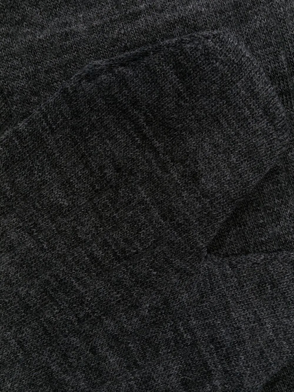 Close-up of dark gray fabric texture