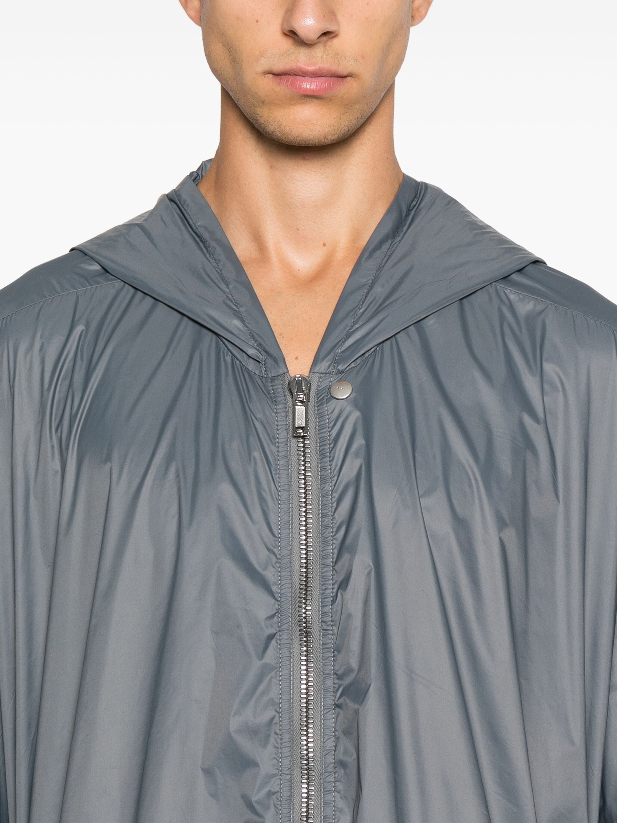 Hooded Peter Jacket in Stone from Rick Owens DRKSHDW