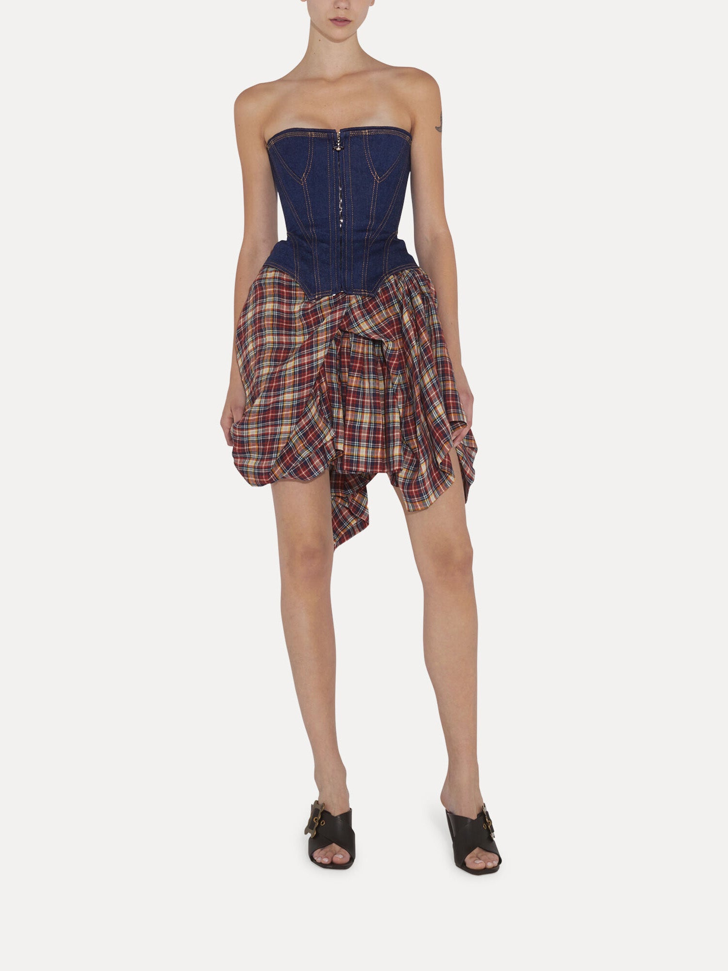 Denim Cobrax Corset in Indigo from Vivienne Westwood