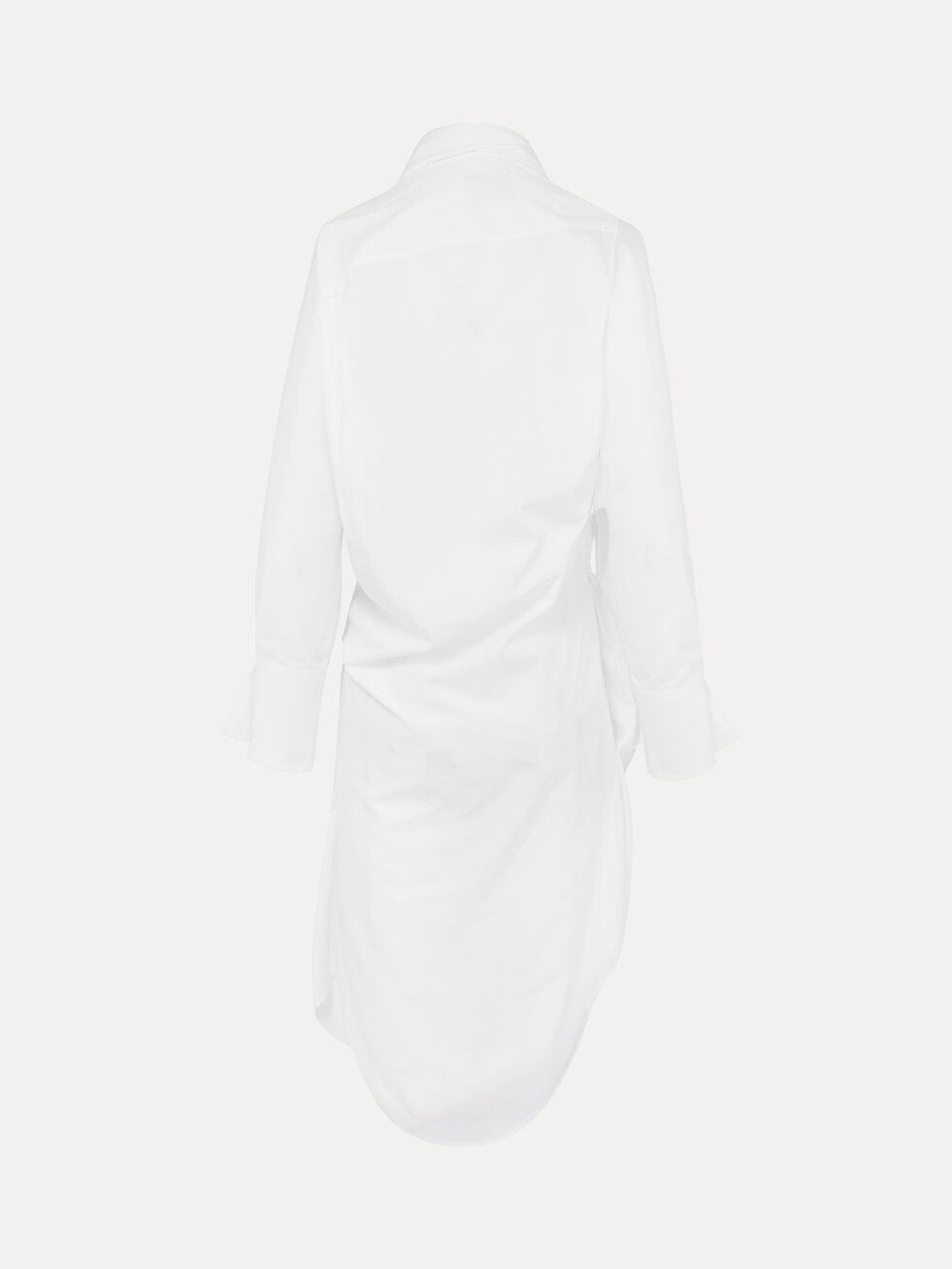 Drunken Shirt Dress - White