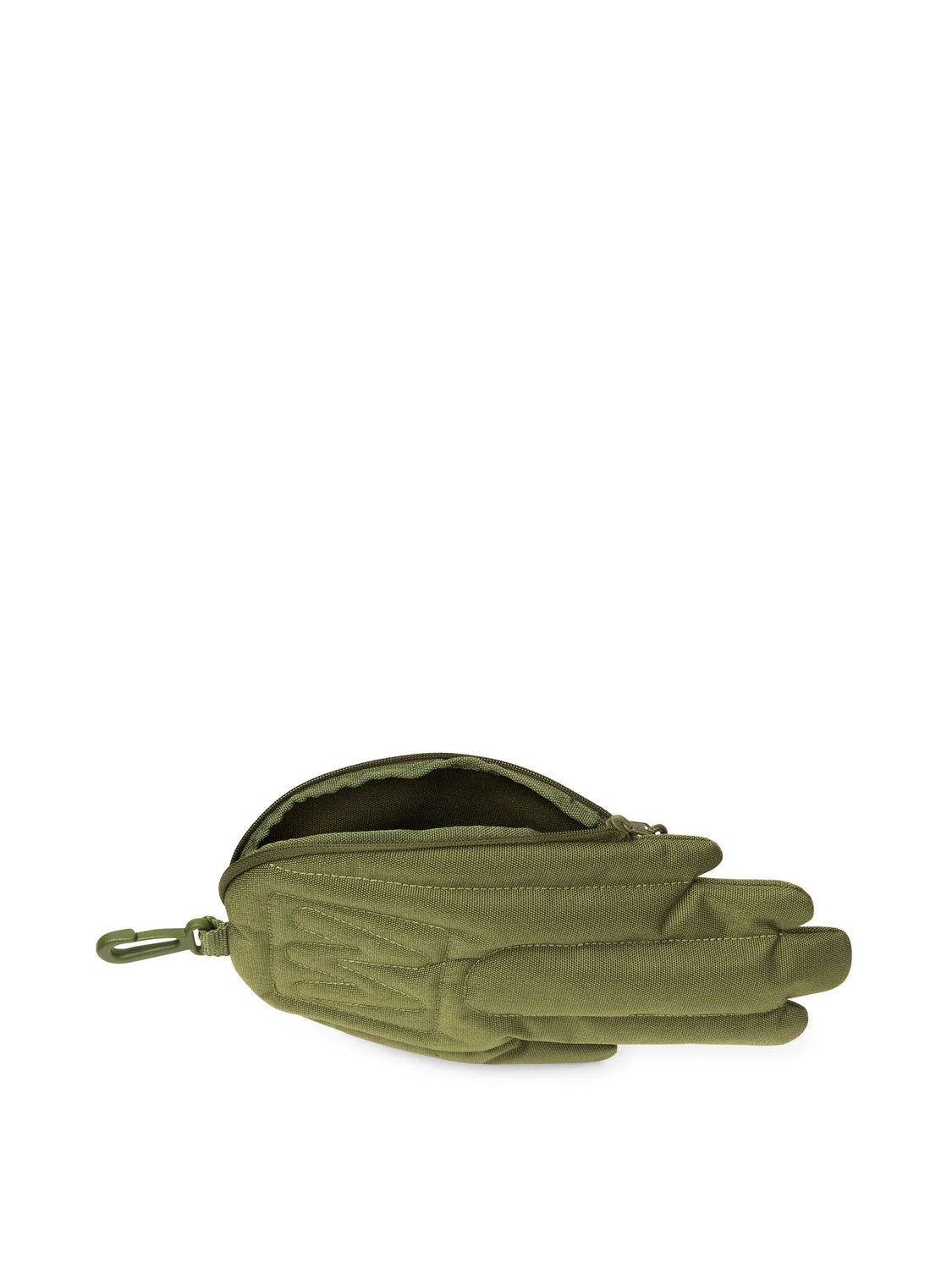 Detachable hand-shaped zip pouch from the Walter Van Beirendonck x Eastpak Walter Carry Bag