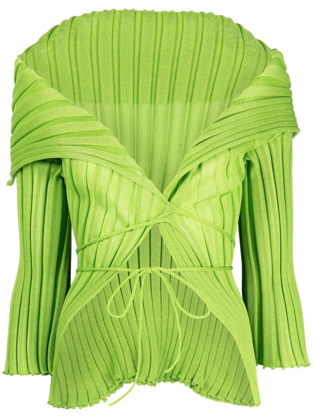 Ara Wide Collar Cardigan - Apple Green-[-A. Roege Hove-1