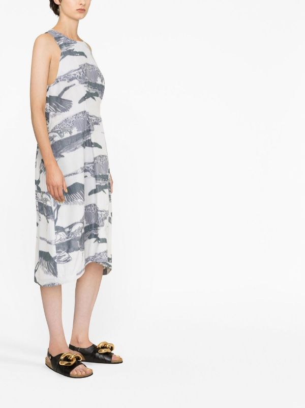 New Free Dress - Black White Ikat-[-Henrik Vibskov-6