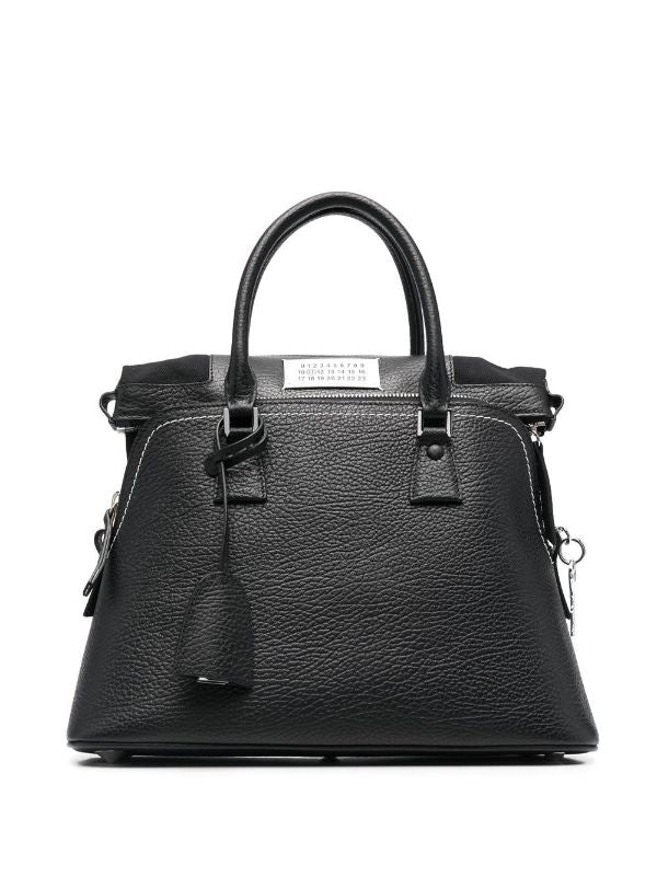 maison margiela - 5AC classique medium bag in black - 6