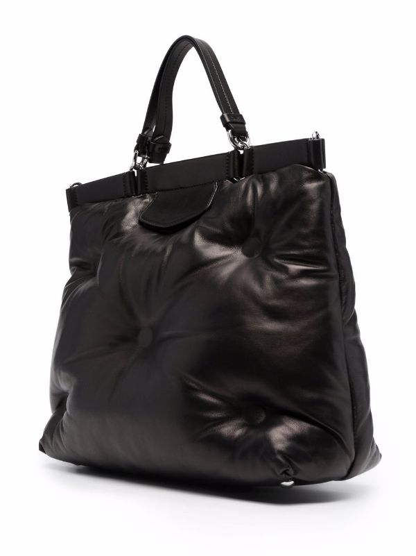 Glam Slam Shopping Bag - Black-[-Maison Margiela-3