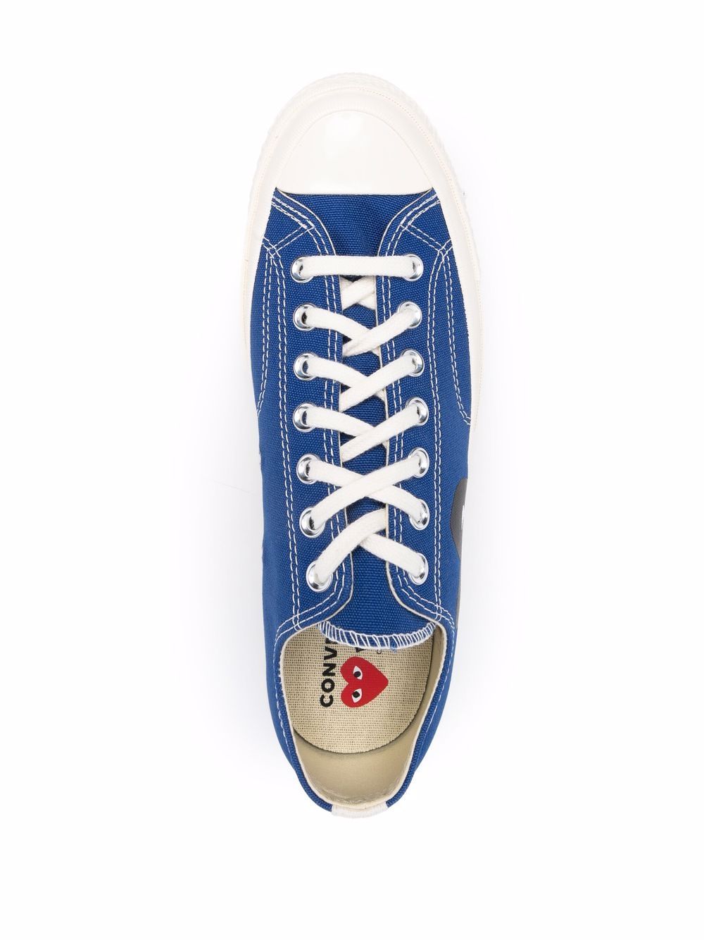 Converse Low 'Chuck Taylor' Sneakers - Blue-[-Comme des Garçons Play-5